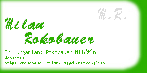 milan rokobauer business card
